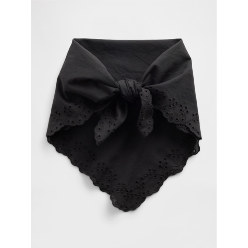 Gap Eyelet Bandana Scarf
