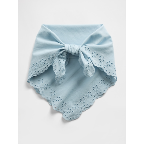 Gap Eyelet Bandana Scarf