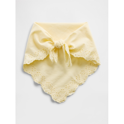 Gap Eyelet Bandana Scarf