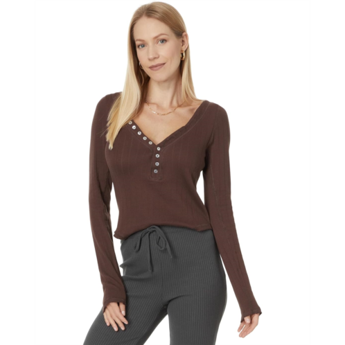 Free People Coffee Chat Long Sleeve