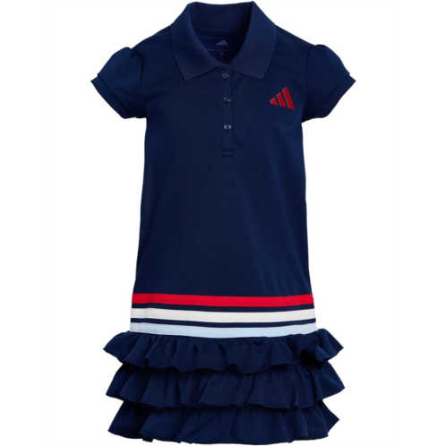 adidas Kids Ruffle Polo Dress (Toddler/Little Kids)