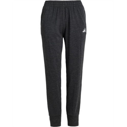 adidas Kids All Sport Poly Melange Joggers (Big Kid)