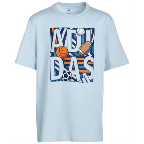 Mens adidas Kids Multi Sport Poster Tee (big Kid)