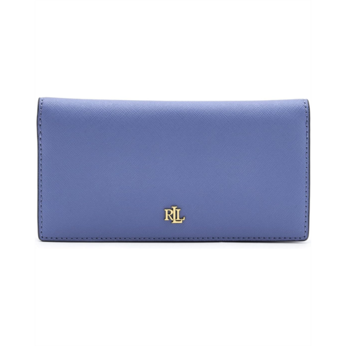 POLO Ralph Lauren Lauren Ralph Lauren Crosshatch Leather Slim Wallet