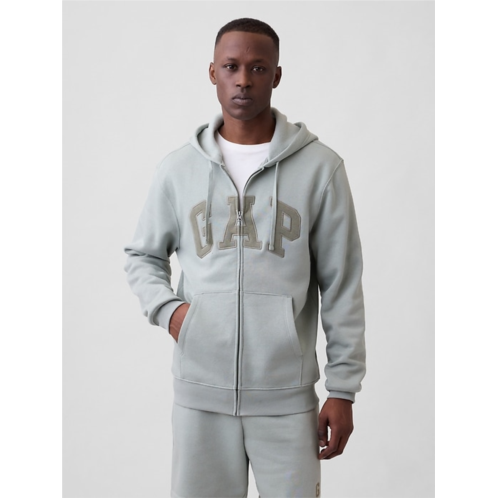 Adult Relaxed Gap Logo Zip Hoodie