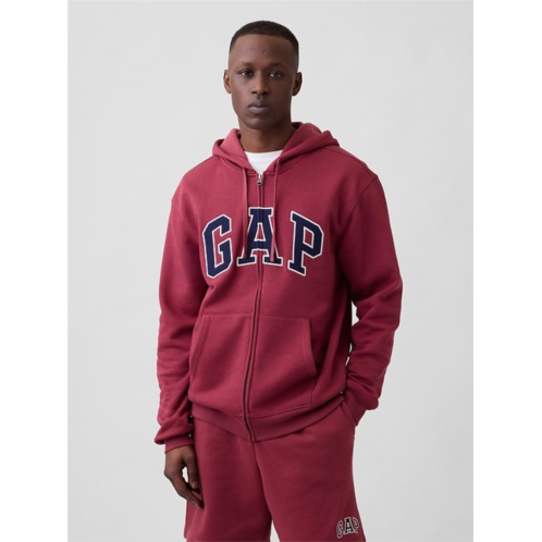 Adult Relaxed Gap Logo Zip Hoodie