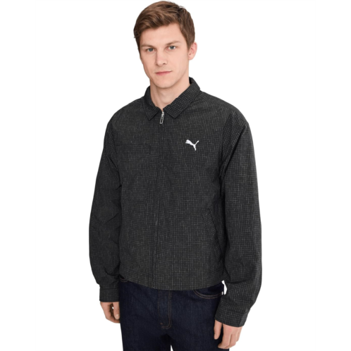 Mens PUMA Wardrobe Essentials Woven Zip-up Collared Jacket