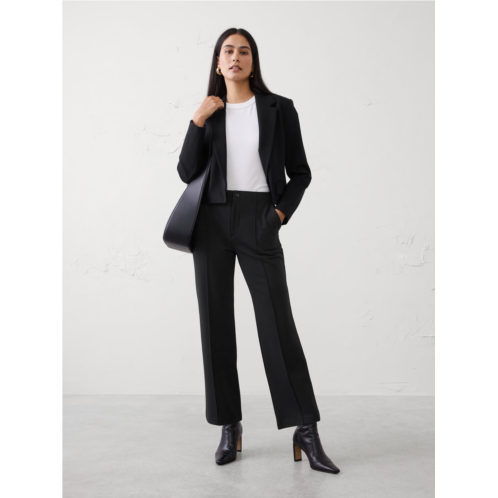 bananarepublic High-Rise Straight Knit Ponte Pant