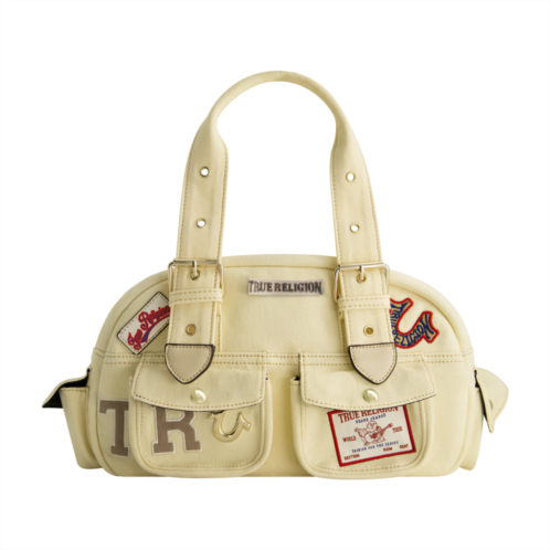 True Religion multi patch satchel