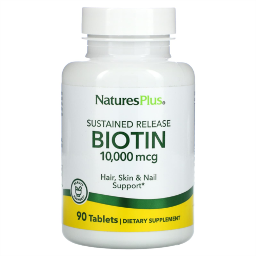 NaturesPlus Biotin Sustained Release 10000 mcg 90 Tablets