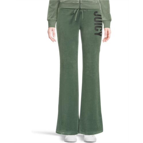 Juicy Couture Heritage Wide Leg Track Pants With Hotfix