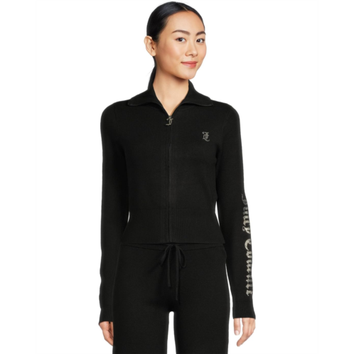 Juicy Couture Easy Fit Mock Neck Track Jacket