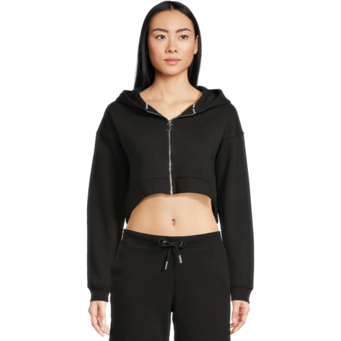 Juicy Couture Cropped Zip Front Hoodie