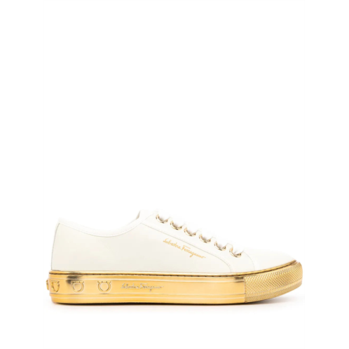 Salvatore Ferragamo Ferragamo tully gancini-sole sneakers