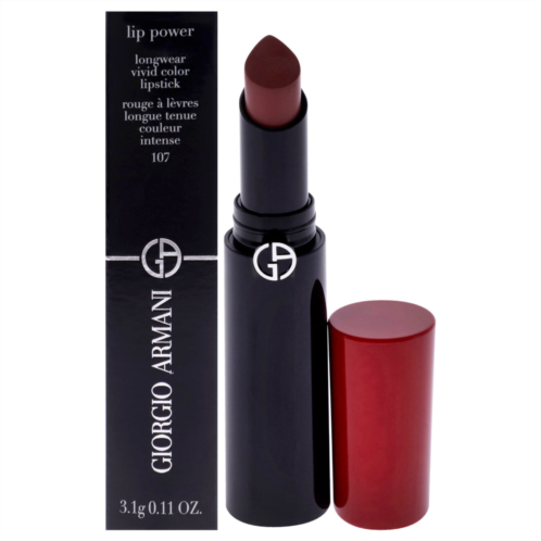 Giorgio Armani lip power longwear vivid color lipstick - 107 sensual by for women - 0.11 oz lipstick