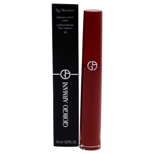 Giorgio Armani lip maestro liquid lipstick - 415 redwood by for women - 0.22 oz lipstick