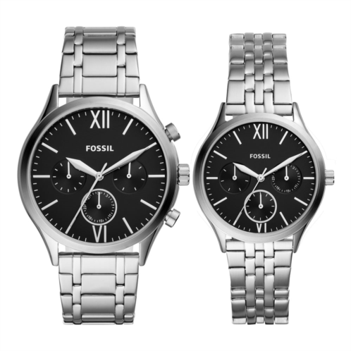 Fossil mens fenmore midsize multifunction stainless steel watch