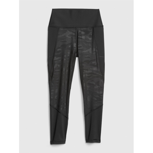Gap High Rise Perforated Spliced 7/8 Leggings in Sculpt Revolution