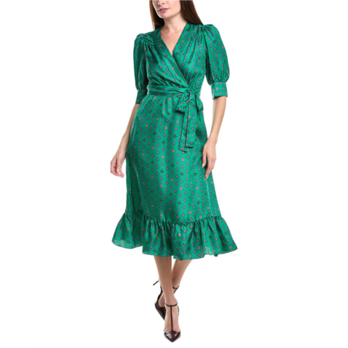 Sandro silk wrap dress