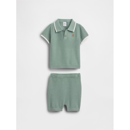 Gap Baby Sweater Polo Outfit Set