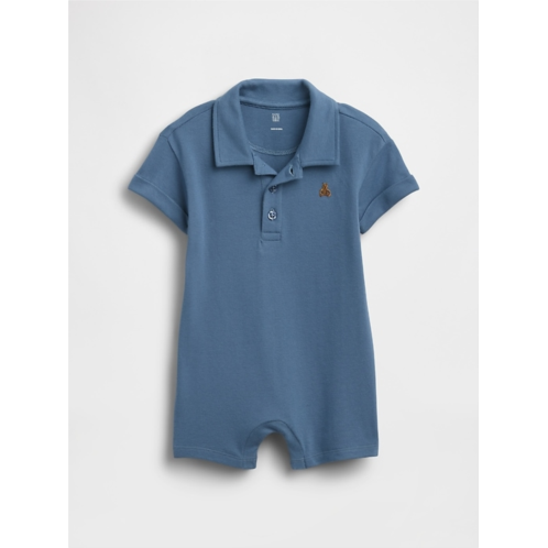 Gap Baby Pique Polo Shorty One-Piece