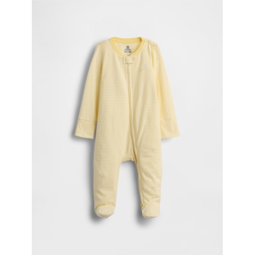 Gap Baby Organic Cotton Footed Zip One-Piece
