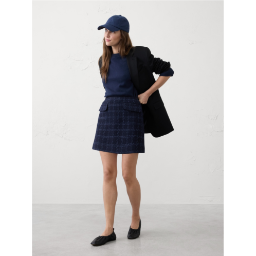 bananarepublic Tweed Pocket Mini Skirt