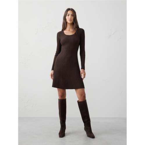 bananarepublic Ribbed Knit Mini Dress