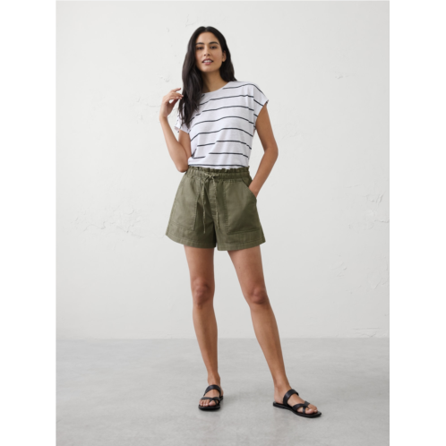 bananarepublic Mid-Rise Summerweight Denim Pull-On Short