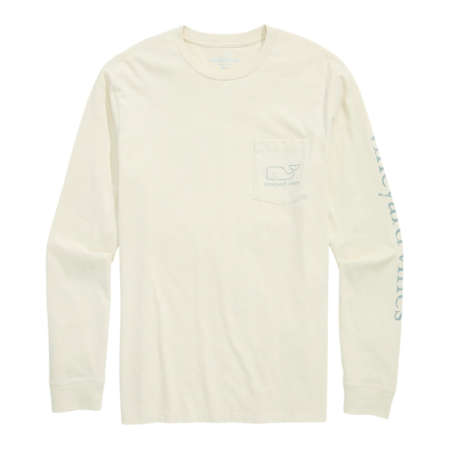 Vineyard Vines Long Sleeve Vintage Whale Pocket Tee
