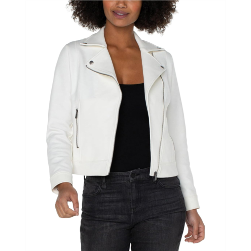 Liverpool Los Angeles Faux Suede Moto Jacket
