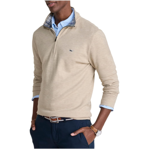 Mens Vineyard Vines Plaid Saltwater 1/4 Zip