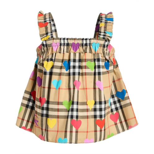 Burberry Kids Gabi Heart Check Shirt (Infant)
