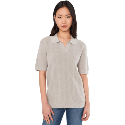 Mens Liverpool Los Angeles Short Sleeve Johnny Collar Sweater Polo