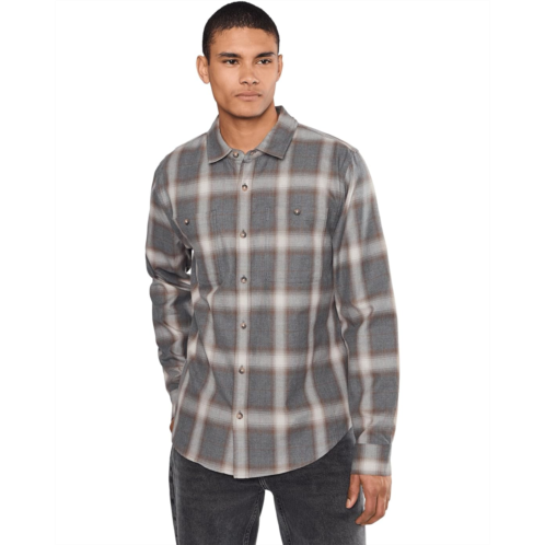 Mens Liverpool Los Angeles Long Sleeve Double Pocket Button Up Shirt