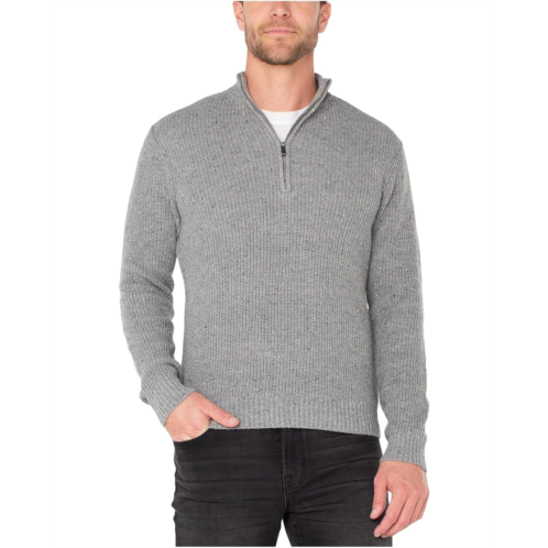 Liverpool Los Angeles Donegal Rib 1/4 Zip Sweater