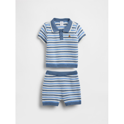 Gap Baby Sweater Polo Outfit Set
