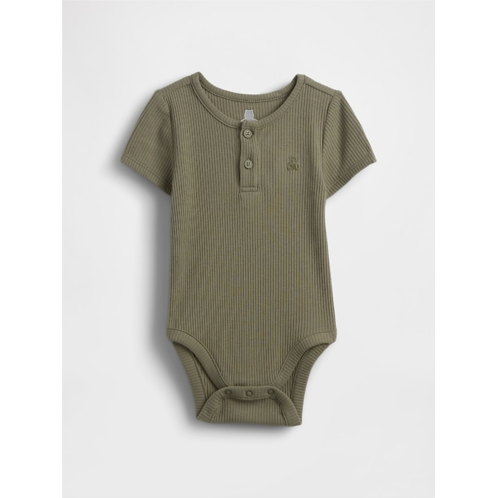 Gap Baby First Favorites TinyRib Henley Bodysuit