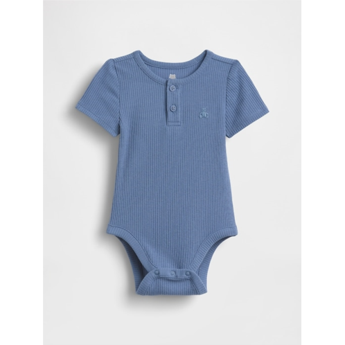 Gap Baby First Favorites TinyRib Henley Bodysuit