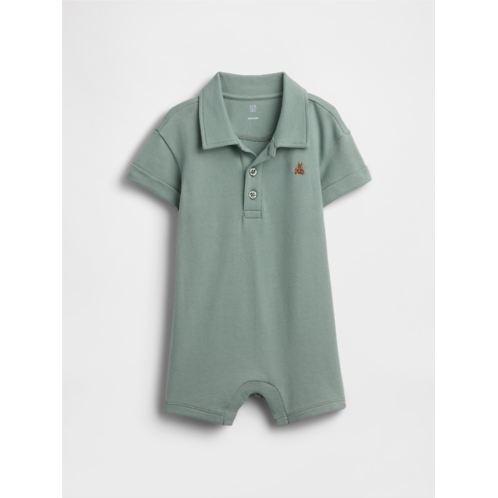 Gap Baby Pique Polo Shorty One-Piece
