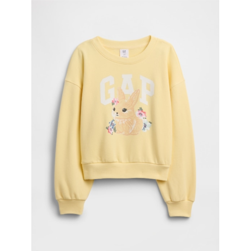 Gap Kids Oversized Wedge Graphic Sweatshirt