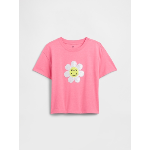 Gap Kids Oversized Graphic T-Shirt