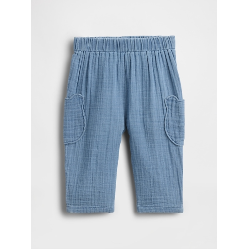 Gap Baby Cotton Gauze Brannan Bear Pants