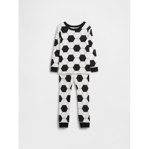 Gap Baby & Toddler Organic Brushed Cotton Soccer PJ Set