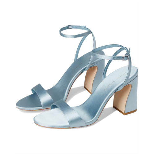 Loeffler Randall Malia Curved Heel Simple Sandals With Ankle Wrap