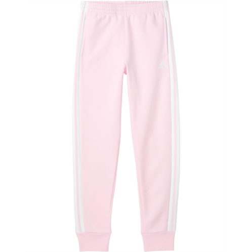 adidas Kids 3-Stripe Heather Fleece Joggers (Big Kid)