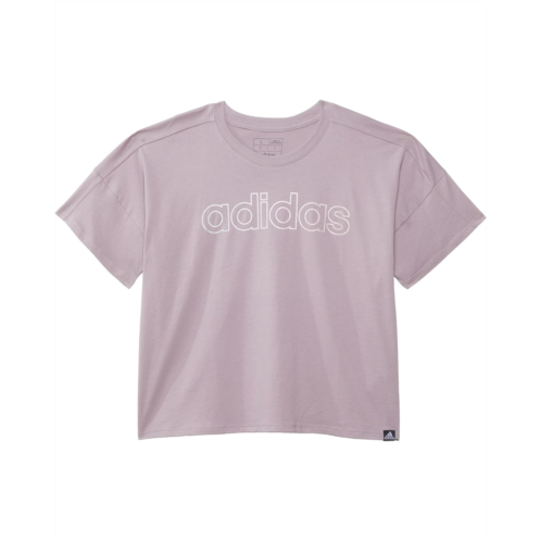 adidas Kids Loose Box Tee S24(Big Kid)