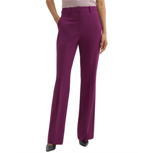 Theory wool-blend high waisted demitria pant