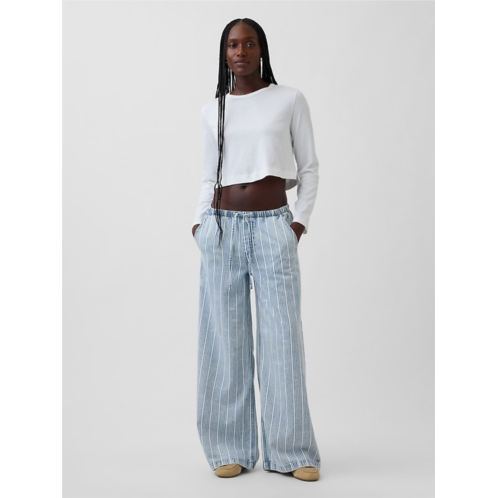 Gap Mid Rise UltraSoft Easy Baggy Jeans