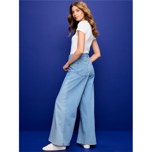 OldNavy Extra High-Waisted Super Wide-Leg Jeans